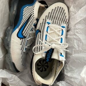 Nike Air VaporMax 2021 Flyknit (White Black Photo Blue)